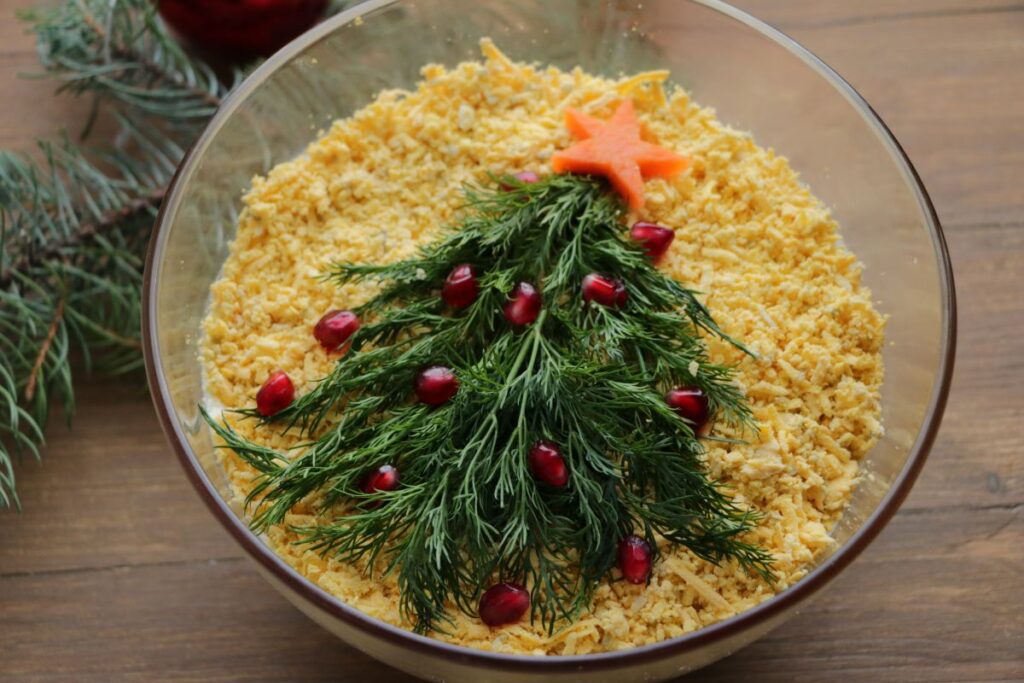 Салат Мимоза с сардиной